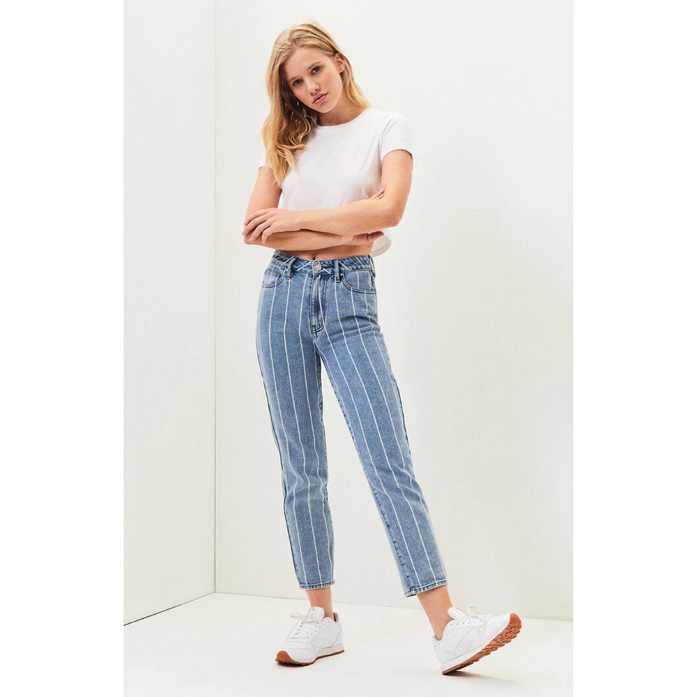 Pacsun Pinstripe Mom Jeans Size 22